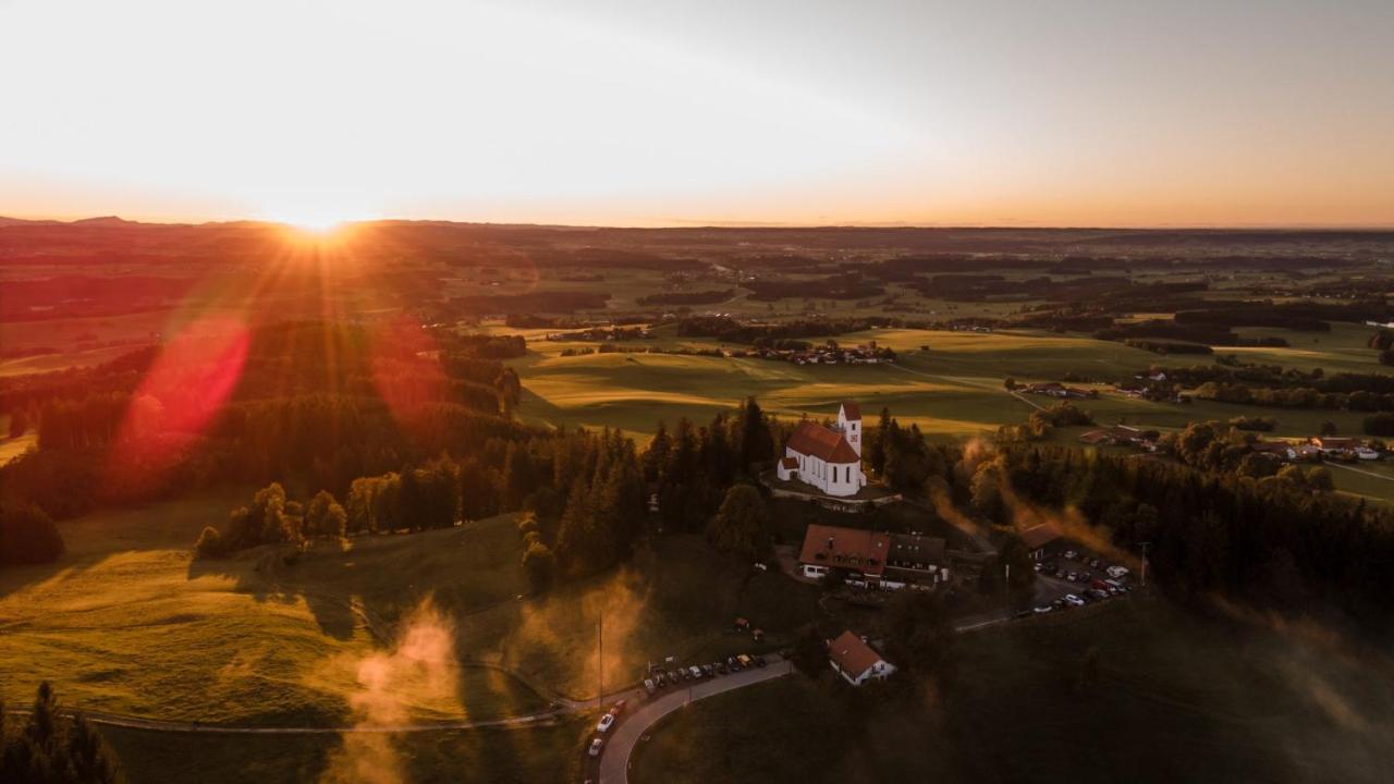 Panoramagasthof Auf Dem Auerberg Bernbeuren Εξωτερικό φωτογραφία